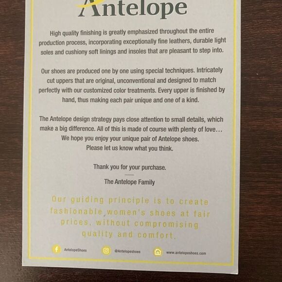 Antelope leather slide platform slip on sandal size US9; EU40 NIB - Picture 12 of 14